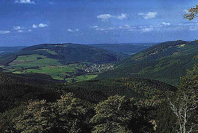 Ansicht Winterberg im Sauerland