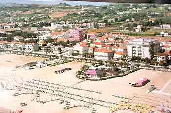 Hotel und Strand