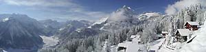 winterliches Alpenpanorama